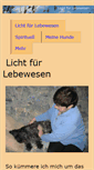 Mobile Screenshot of licht-fuer-lebewesen.de